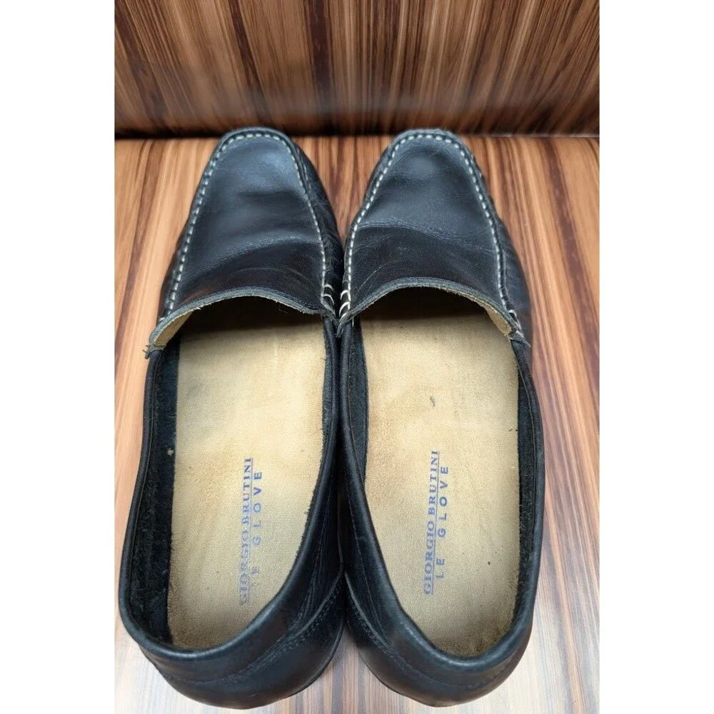 Giorgio Brutini Le Glove Loafers Men's Size 10 M 479181 Dark Brown